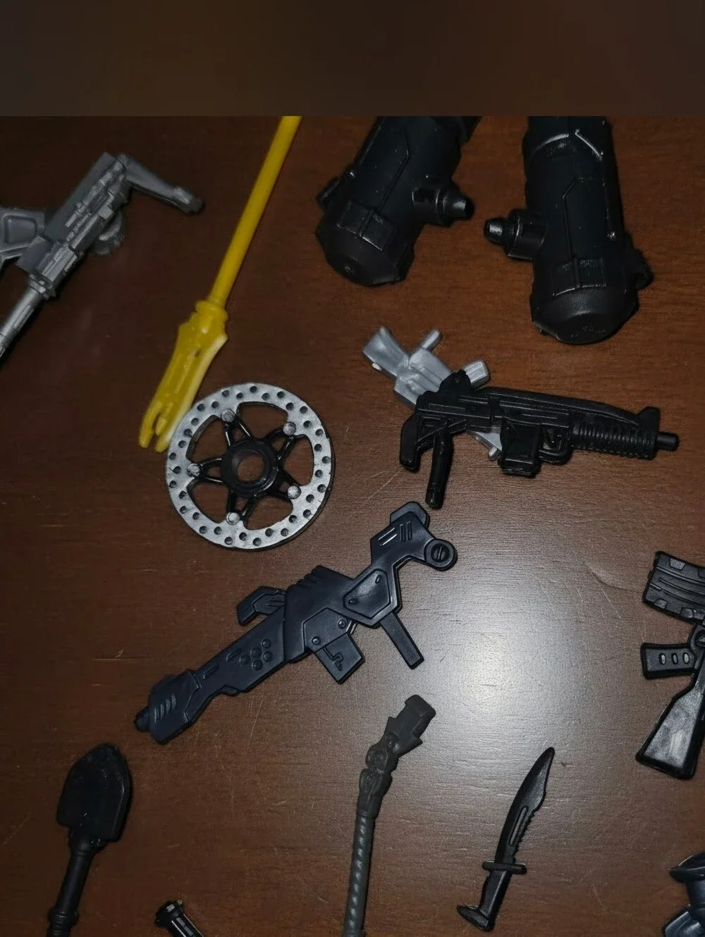 Huge lot of action figure weapons all kinds this is a dream lot for kids